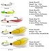 Dr.Fish 3 Pack Bucktail Jig Saltwater Fishing Jig Buck Tail Hair Lure Surf Fishing Bass/Striper/Mackerel/Halibut/Flouder Lure 1oz