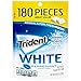 Trident White Peppermint Flavor Sugar Free Gum, 180 Pieces (Packaging May Vary) primary