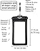 Premium Waterproof Bag, Sack with Phone Dry Bag and Long Adjustable Shoulder Strap Included (Black, 10 L)