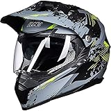 ILM Off Road Motorcycle Dual Sport Helmet Full Face