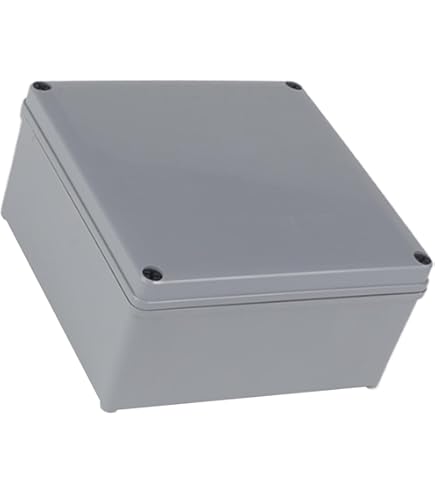 Hoffman ASE8X8X4 Pull Box, Screw Cover with Knockouts, Steel, 8