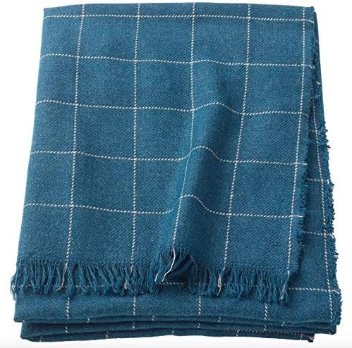 IKEA Varkrage Throw Blanket Decorative for Sofa/Couch / Bed Size 43"x67" (Blue)