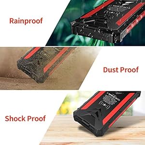 DG-Direct Powerbank Solare 30000mAh, Caricabatterie Solare Portatile Caricatore Solare Impermeabile Batteria Qi Wireless… - immagine 7