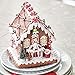 RAZ Imports Gingerbread House Glittered 5.5 x 6.5 Inch Light Up Claydough Christmas Figurine