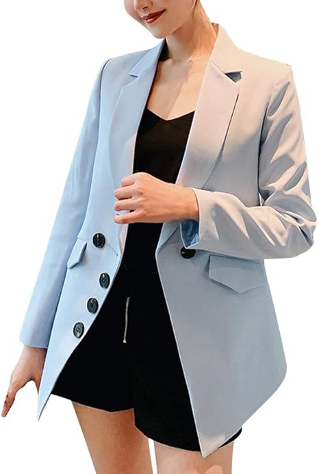 Amazon Co Jp Tivivose ジャケットスーツ 女性 Diy 女性 長袖 カジュアル スーツ ジャケット Ins シングル ビジネス コーデ ブレザー レディース 洋服 レジャー スリム 春 秋 冬 通勤 事務服 結婚式 ビジネス用 面接 卒業式 無地 おおきいサイズ 薄い 上下