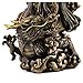 Top Collection Quan Yin on Dragon Statue - Kwan Yin Asian Goddess of Mercy and Compassion in Premium Cold Cast Bronze- 14-Inch Avalokiteshvara Collectible Figurine