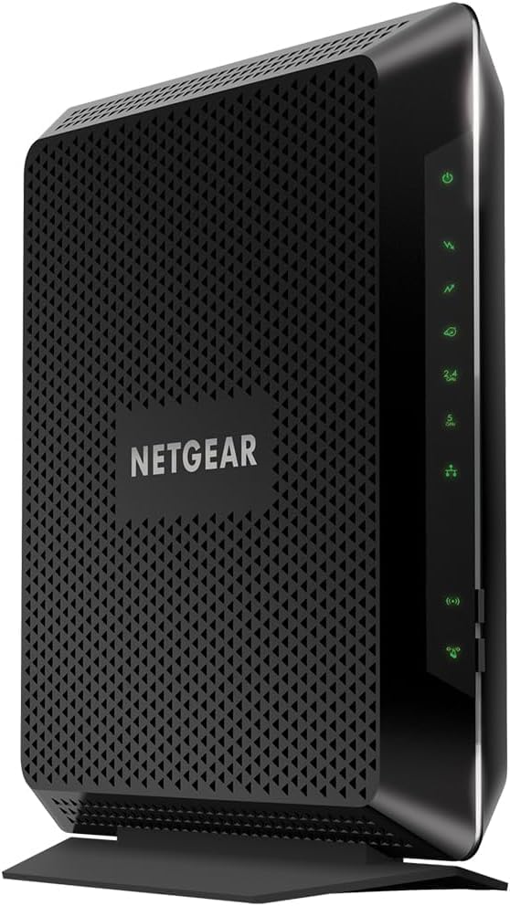 Photo 1 of ***CHARGING CABLE IS MISSING*** NETGEAR Nighthawk Cable Modem and WiFi 5 Router Combo (C7000) - Compatible with Major Cable Providers incl. Xfinity & Cox - Cable Plans up to 800Mbps - AC1900 (Up to 1.9Gbps) - DOCSIS 3.0 (Renewed)