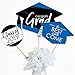 Big Dot of Happiness Blue 2025 Graduation Party Centerpiece Sticks - Table Toppers - Set of 15