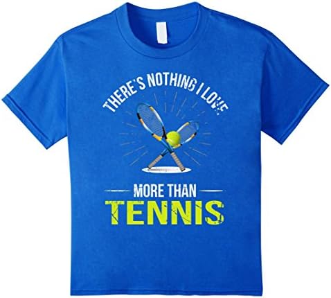 Kids Love' More Than Tennis,Funny,Gift,Sports, T-Shirt 10 Royal Blue