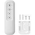 Universal Ceiling Fan Remote Control for Hunter, Compatible with Hunter 99813 99770 99392 99118 99122 99123 99119, 3 Speed with Light Dimmer, 434MHz, Wall Mount (Remote Only)