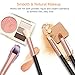 BESTOPE Eye Makeup Brushes Set, 12 Pieces Professional Cosmetics Brush, Eye Shadow, Concealer, Eyebrow, Foundation, Powder Liquid Cream Blending Brushes Set with Premium Wooden Handles