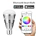 Flux Bluetooth LED Smart Bulb - Wireless Multi Color Changing Light For Kitchen and Bedroom - App Controlled Sunrise Wake Up and Sunset Sleeping Light - Dimmable Colorful Night Light - No Hub Required