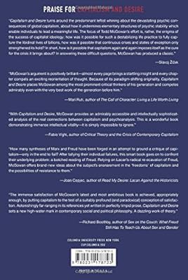 Capitalism And Desire The Psychic Cost Of Free Markets Todd Mcgowan Amazon Com Tr