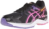 ASICS Women's Gel-Exalt 3 Running Shoe, Black/Pink Glow/Iris, 9 M US