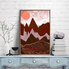 Framed Canvas Wall Art for Living Room, Bedroom City and Landscape Canvas Prints for Modern Home Decoration Ready to Hang - 16"x24" inches