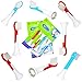 ITECHNIK Kids Replacement Heads for Philips Sonicare HX6034 Head Replacement Compatible With Electric Toothbrush Philips Sonicare Kids Standard, Blue 4 pcs, Red 4 pcs, 8 Count, Fit Age 4+