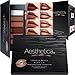Aesthetica Nude Lip Contour Kit - Contouring and Highlighting Matte Lipstick Palette Set - Includes Six Lip Crèmes, Four Lip Liners, Lip Brush and Step-by-Step Instructions - Vegan & Cruelty Free