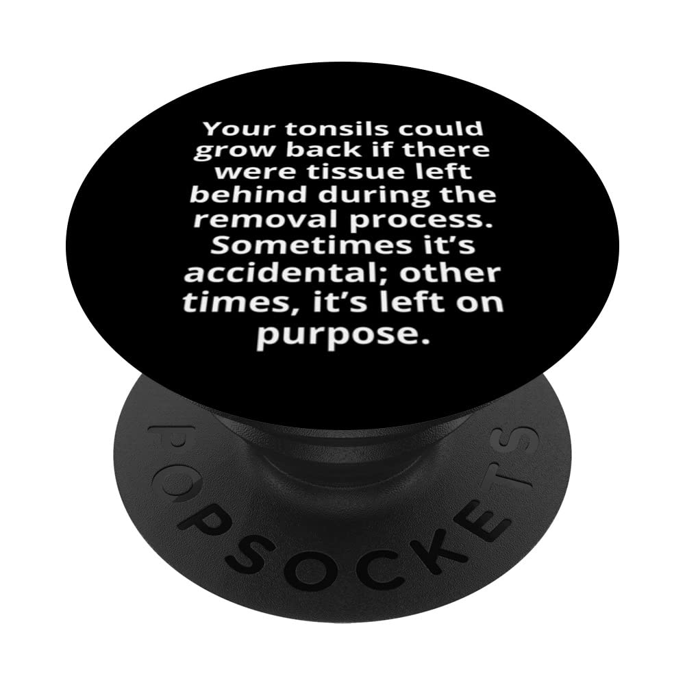 Fun Fact About Tonsils Ear Nose And Throat Doctor PopSockets Swappable PopGrip