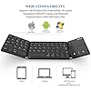 Folding Bluetooth Keyboard, Jelly Comb B003B Rechargeable USB Wired & Bluetooth Keyboard Dual Mode UK Layout with…