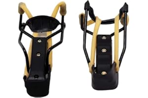 XESAGSNV Slingshot Adult Children Stainless Steel Slingshot Toy, Outdoor Slingshot, Outdoor Hunting Slingshot with Classic Structure (2pcs)