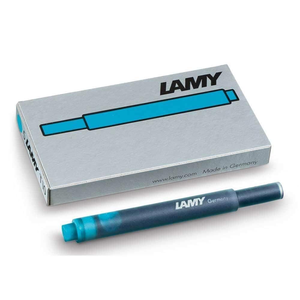 Lamy Turquoise T10 Fountain Pen Ink RefillS- 4 pack