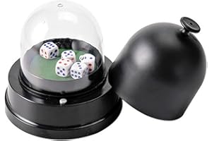 Dices Cup Tray Automatic Roller with 5 & Cover Electronic Party Automatic Box