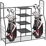 Home-it-Golf-Bag-Sports-Dual-Golf-Storage-Organizer-golf-organizer-rack