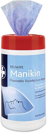 Reliance Medical Reliwipe 200 Disposable Manikin Wipes - Pack of 6 view 2