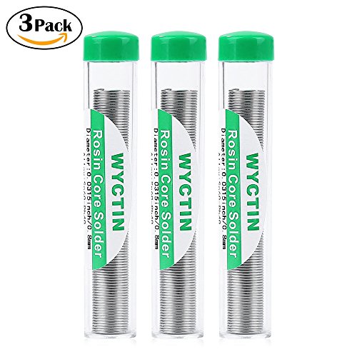 image for WYCTIN 60-40 Tin Lead Rosin Core Solder Wire for Electrical Solderding