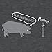 Tee Luv Men's Bacon I Am Your Father T-Shirt (Charcoal Heather) (XL)
