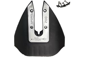 XINGRONG UAN Marine HD200 Whale Tail Hydrofoil Stabilizer For Boat Outboards 8 to 40 HP With Premium Black Plastic