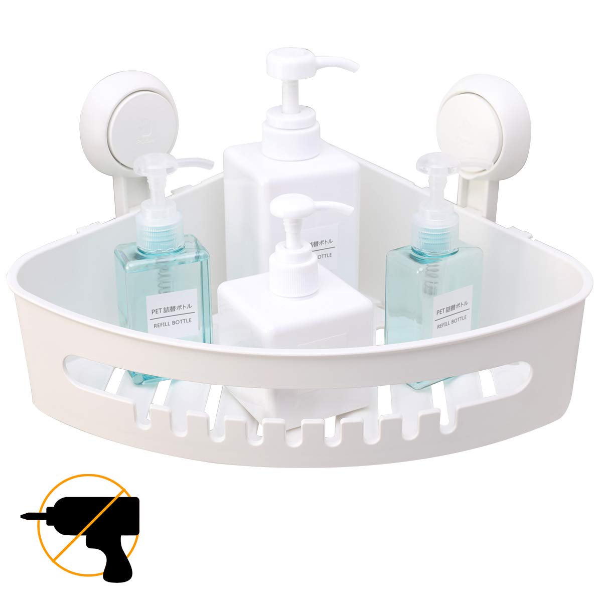 Buy TBM Corner Shower Caddy Bathroom Orgainser Suction Shower Storage