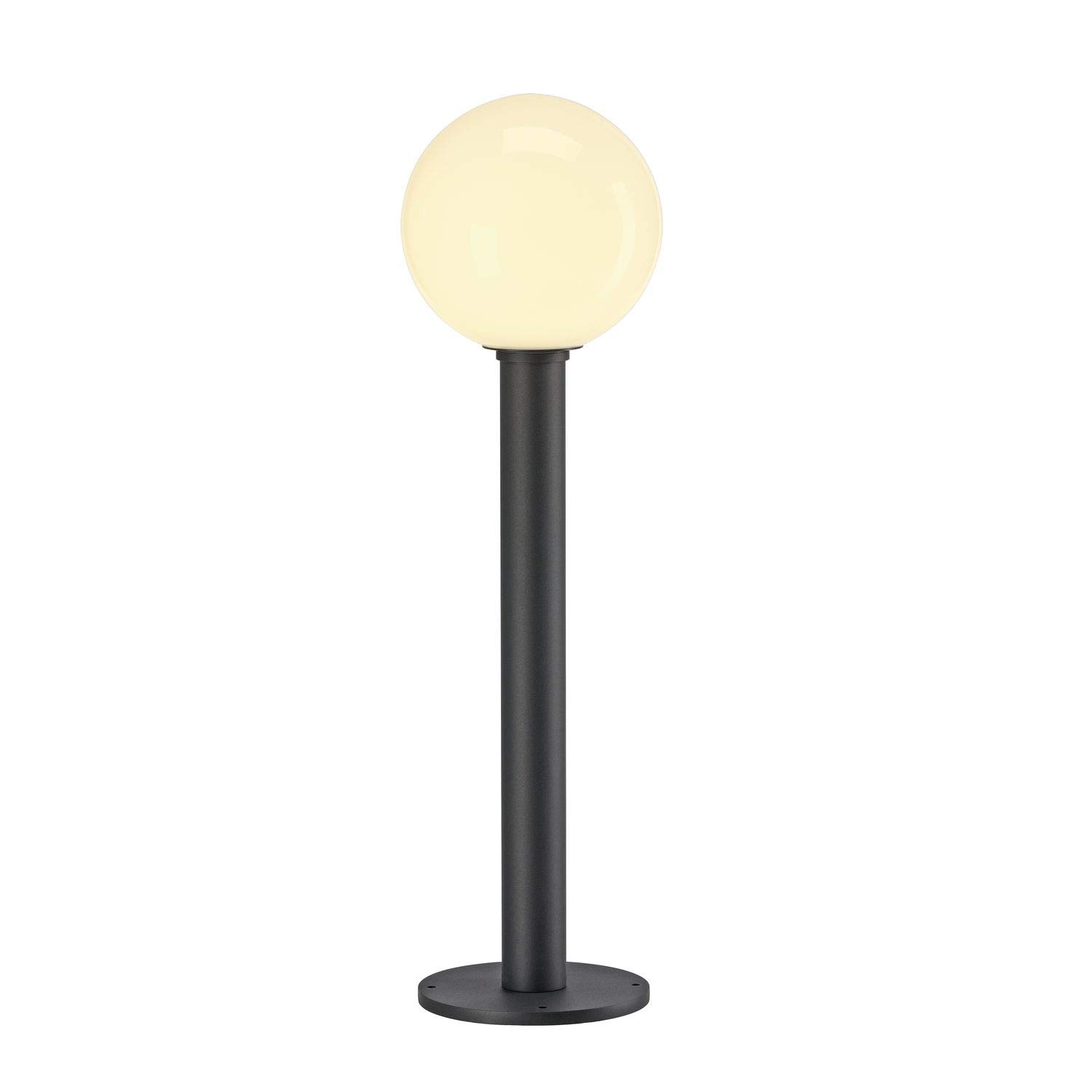 SLV Floor lamp GLOO Pure 70 Pole/Outdoor Lighting for Paths, Walls, entrances, LED Outdoor Garden lamp / E27 IP44 23W Anthracite