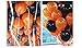 The New W0rld15 latex balloons 12-inch black and orange 100PCS