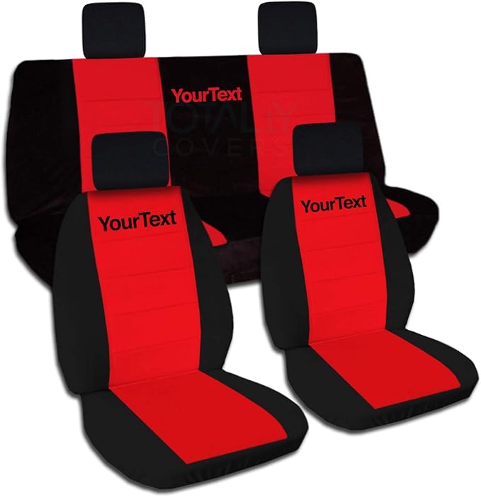 Totally Covers Compatible with 20072010 Jeep Wrangler JK TwoTone Seat Covers w