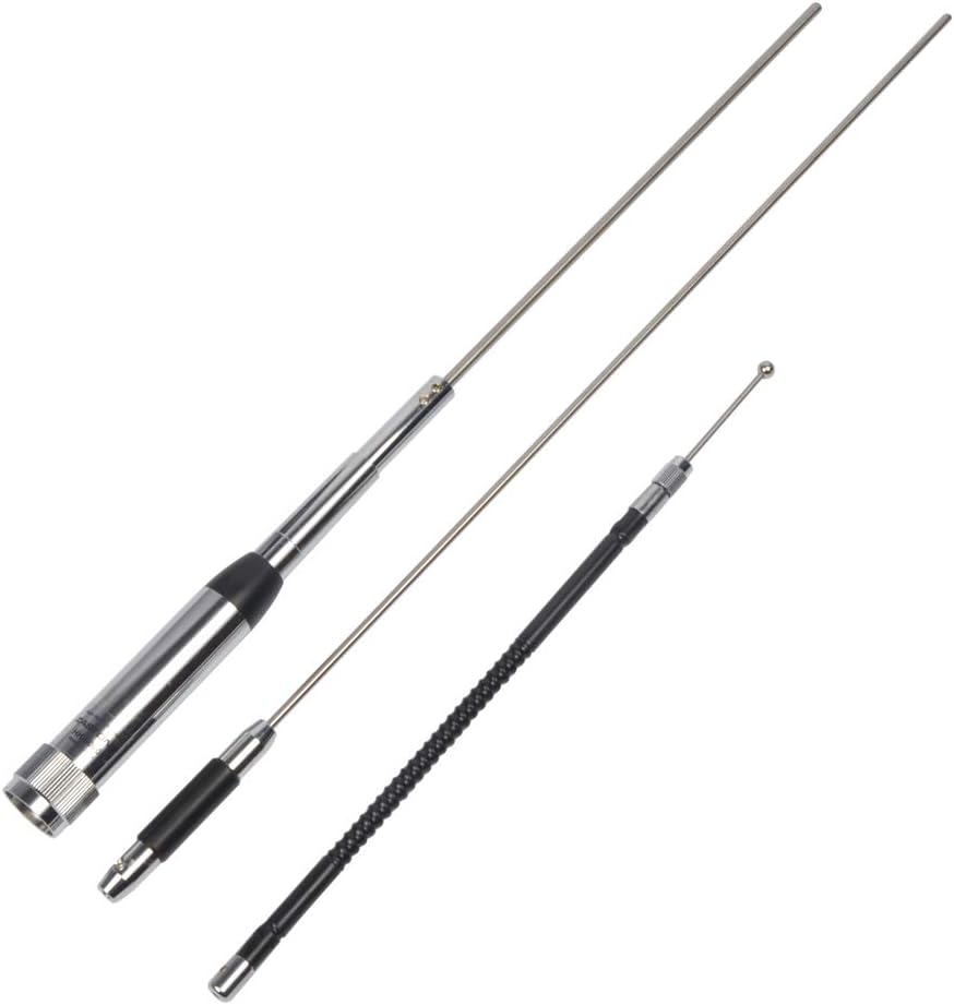 Zastone HH-9000 Radio Antenna Long Range Mobile Radio Antenna VHF/UHF 144/430Mhz Antenna for Car Truck CB Radio