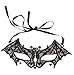 Hengsong Lace Bat Masquerade Party Fancy Dress Black Eye Mask