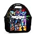 LSJBB Custom 3D Printing Fort-nite Cover Handbag Bento Bag/Lunch Box/Picnic Bag with Zip & Handle