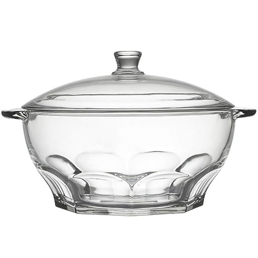 Recipiente de Vidrio Templado - (con Tapa), Arroz, Sopa, Ensalada ...