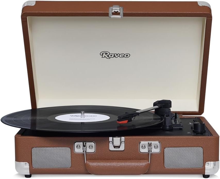 Vitrola Raveo Sonetto Chrome Brown USB Bluetooth
