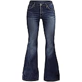 Men's Bell Bottom Jeans 60s 70s Outfits for Men,Mens Flare Jeans Bell Bottoms Pants Blue