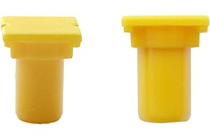 Ascend Tools Peg Dots (Yellow, 40 pcs) for Labeling Sockets (SAE/Metric) - Accessory for Organizer Genie Pegboards to Label Sockets for Size/Standard