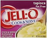 JELLO Fat Free Tapioca Pie Filling Mix (3oz Boexes, Pack of 6)