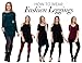 High Waist Leggings for Women Stretch Tights-Seamless,Fleece Lined,Ankle Length 6 Pack M-L Black/Brown/Charcoal/Navy