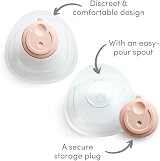 Munchkin Breast Milk Collector Cups Ergonomic Silicone Favor Everyday Use view 3