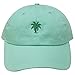 City Hunter C104 Palm Tree Summer Cotton Baseball Cap 15 Colors (Mint)
