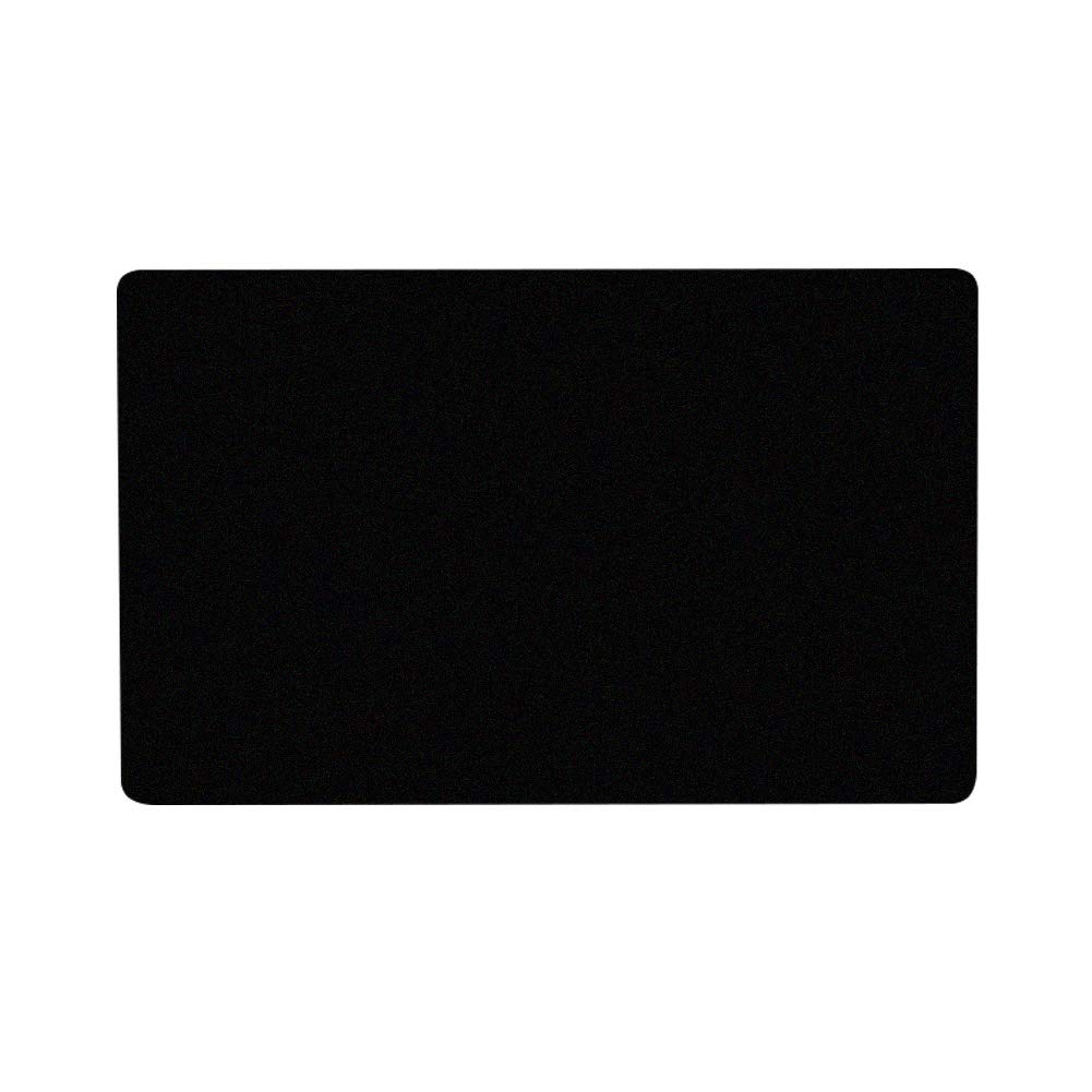 100PCS Blank Business Cards, Engraved Metal Smooth Perfect for Crafting, Card Making(Black)