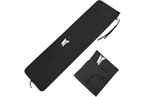 Aventik Neoprene Fly Rod Sock Fishing Rod Sleeve Cover Pole Sock Glove Protector Bag Pouch with 5 Compartments（9‘0’‘）