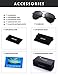 WELUK Aviator Sunglasses for Men Polarized Large Metal Frame - UV 400 Protection 63mm Black Lens