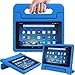 AVAWO Shock Proof Case for Fire HD 8 2017/2018 (Previous Generation)- Kids Shockproof Convertible Handle Light Weight Protective Case for Fire HD 8-inch (7th/8th Generation, 2017/2018 Release), Blue